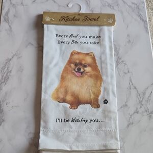 Cute Pomeranian Kitchen Towel